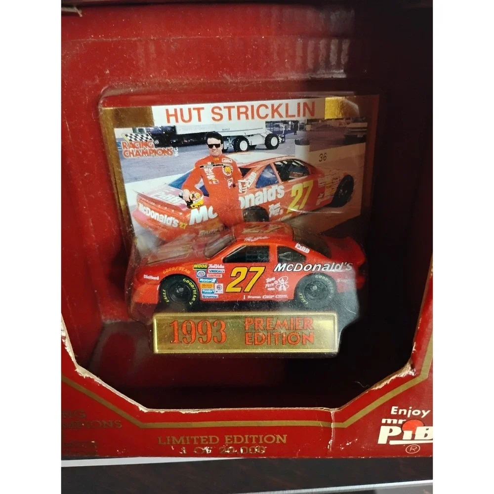Nascar 1993 Premier Edition Mcdonalds #27 Hut Strickin